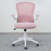 Aveza Office Medium Back Chair Mesh And Fabric-Pink Pan Home