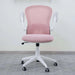 Aveza Office Medium Back Chair Mesh And Fabric-Pink Pan Home