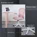 Aveza Office Medium Back Chair Mesh And Fabric-Pink Pan Home