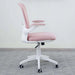 Aveza Office Medium Back Chair Mesh And Fabric-Pink Pan Home