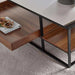 Awani Coffee Table With Storage - Black Brown Pan Home