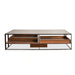 Awani Coffee Table With Storage - Black Brown Pan Home