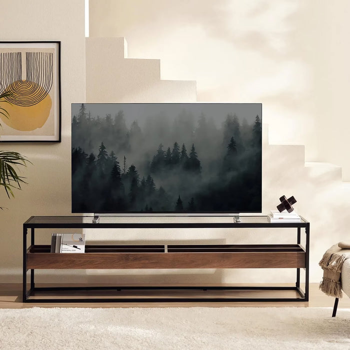 Awani Tv Unit Upto 70 Inch With Storage - Black Brown