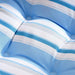 Axis Stripe Printed Water Repellant Outdoor Filled Chair Pad 40X40X5Cm - Blue Pan Home
