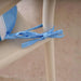 Axis Stripe Printed Water Repellant Outdoor Filled Chair Pad 40X40X5Cm - Blue Pan Home