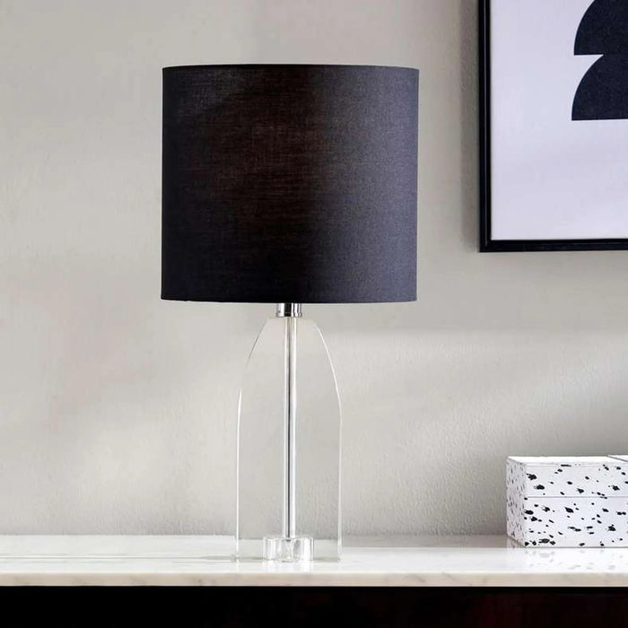 Ayami E27 Crystal Table Lamp 25X52Cm - Clear
