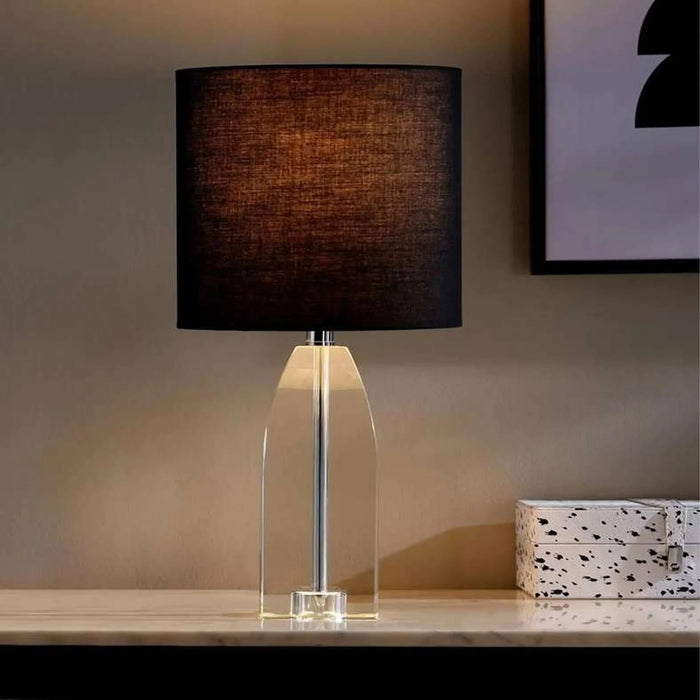 Ayami E27 Crystal Table Lamp 25X52Cm - Clear