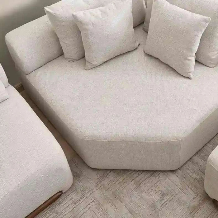 Aycox Corner Sofa Set - Beige