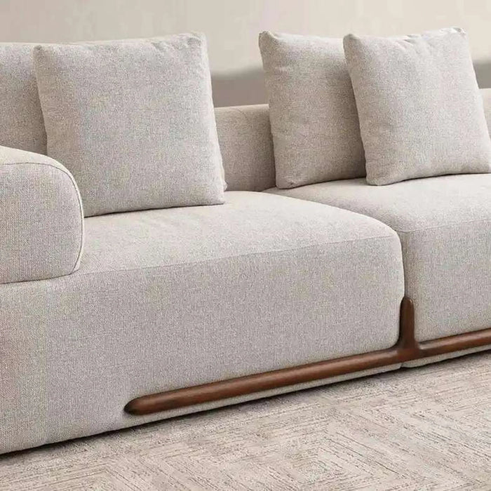 Aycox Corner Sofa Set - Beige