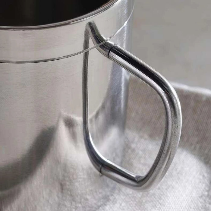 Ayra Double Wall Stainless Steel Mug 443Ml -Chrome