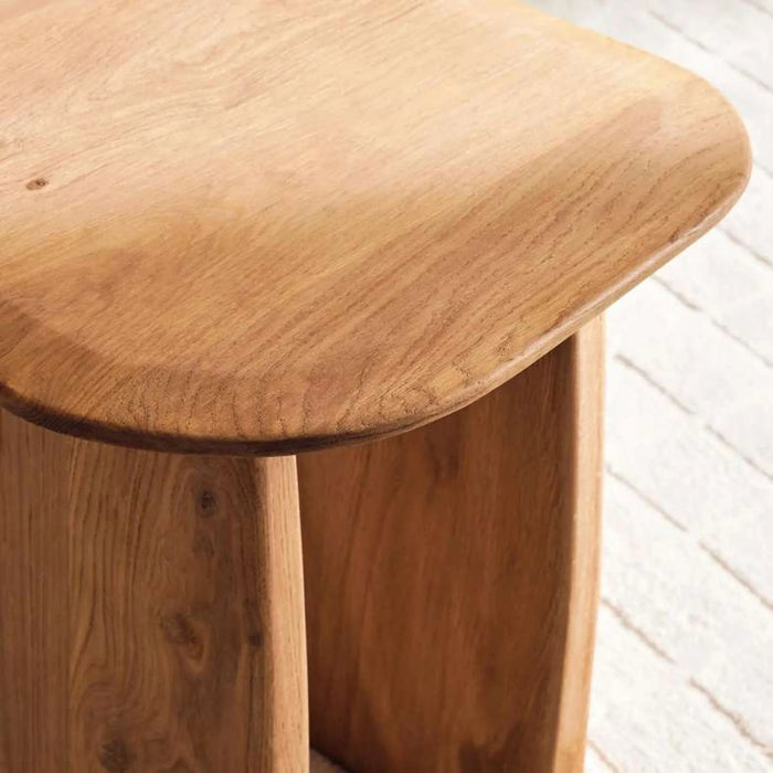 Azariah End Table Oak Wood - Natural