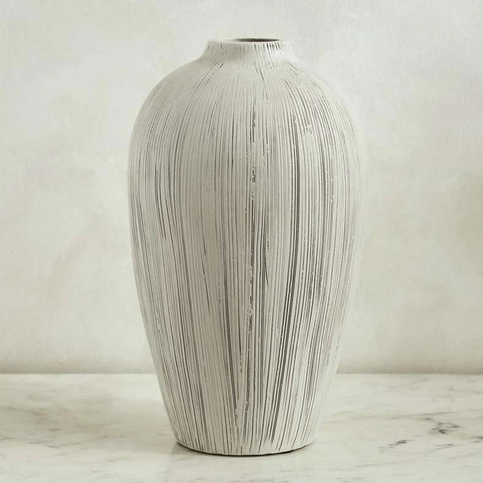 Azul Ceramic Amphora Vase 20X20X34Cm - Grey