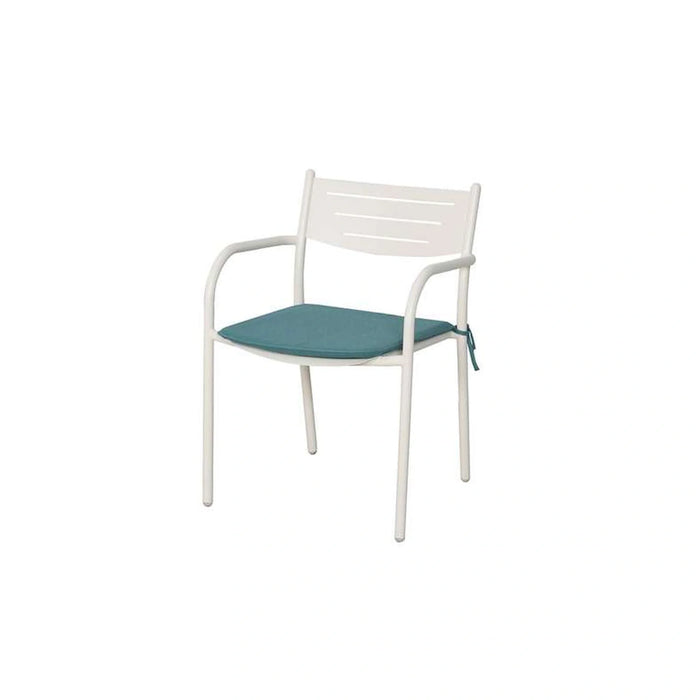 Azuro Outdoor Steel Chair - White