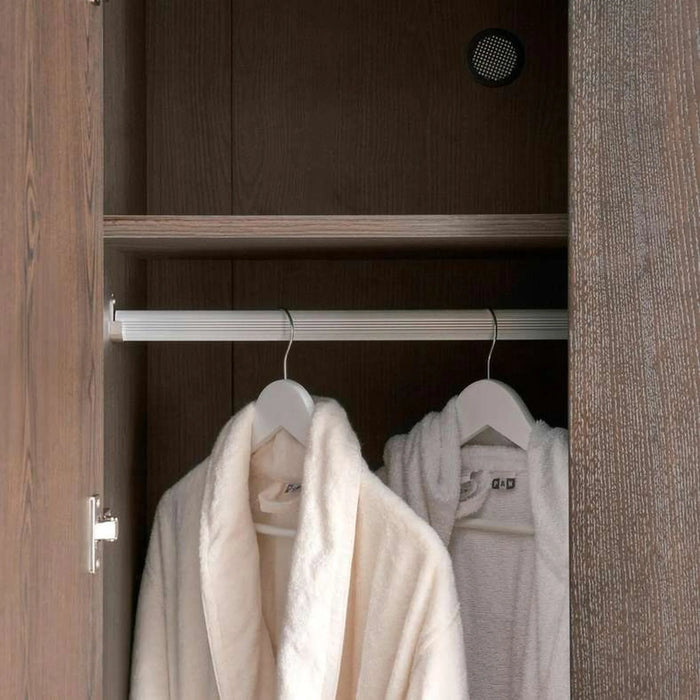 Baclone 6 Door Wardrobe - Brown & Gold