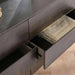 Baclone Dresser With Mirror - Brown & Gold Pan Home