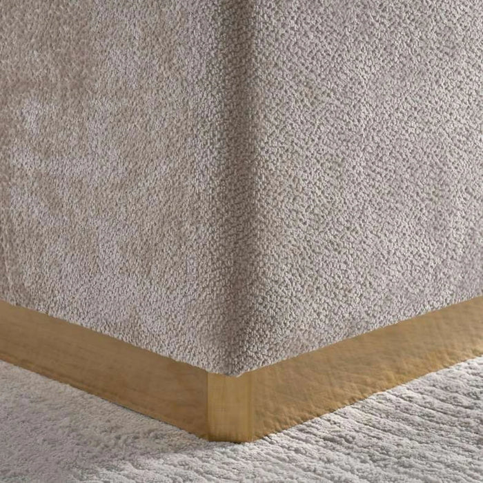 Baclone Dressing Stool Upholstered- Beige