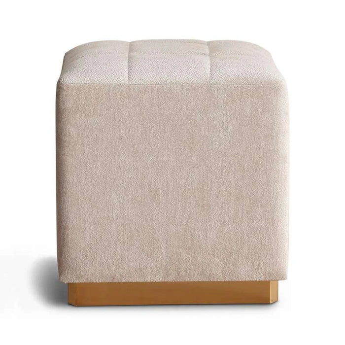 Baclone Dressing Stool Upholstered- Beige