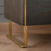 Baclone Night Stand With 2 Drawer - Brown & Gold Pan Home