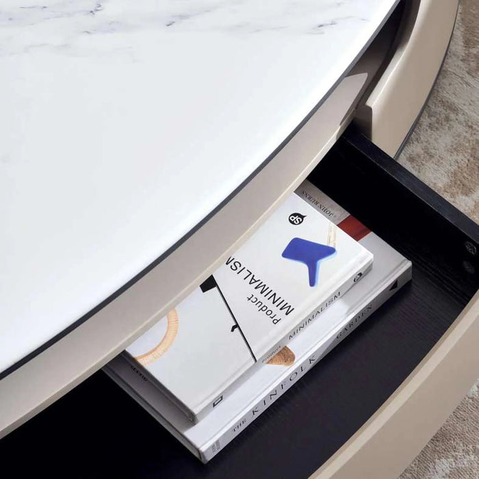 Bahama Coffee Table Marble - White Beige