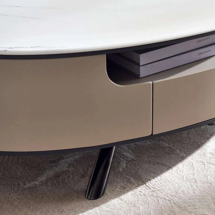 Bahama Coffee Table Marble - White Beige
