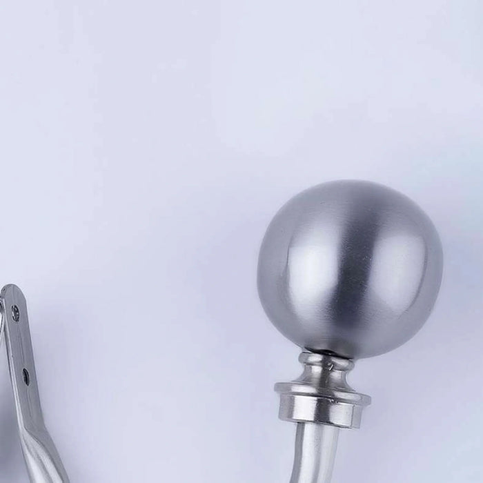 Ball 2-Piece Tieback-Satin Silver