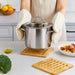 Bamboo S/2 Square Trivets Natural Pan Home