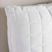 Bamboo Quilted Pillow With Gusset - White Pan Home