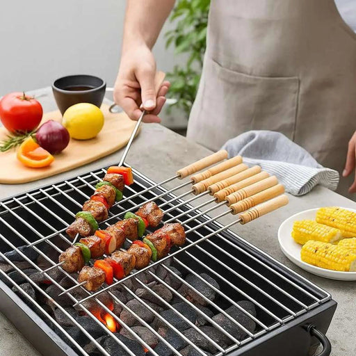 Barbeque 12-Piece Skewers -Natural Pan Home