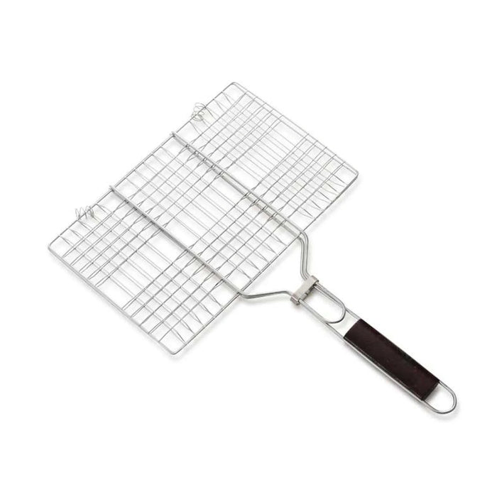 Barbeque Grill Basket 35X23X2.7Cm - Silver Pan Home