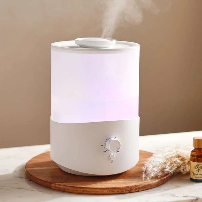 Baris 2.5L Ultrasonic Humidifier Dia18X25.8Cm - White