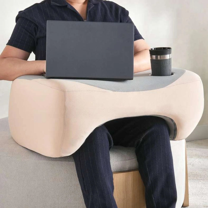 Barjeel Taptop( Cup Holder)- Grey& Beige