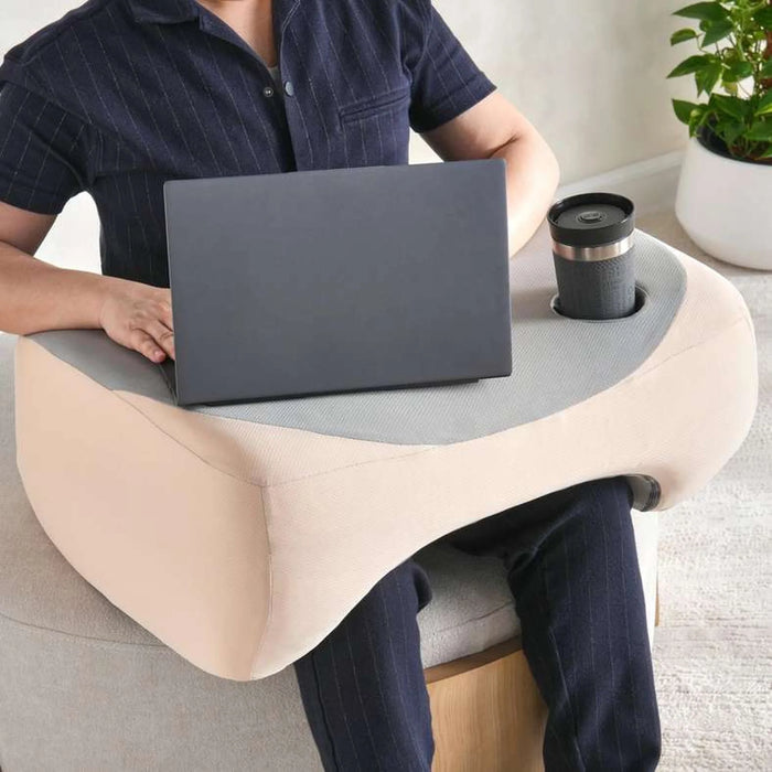 Barjeel Taptop( Cup Holder)- Grey& Beige