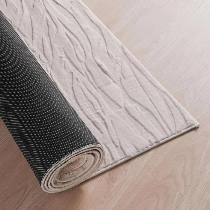 Barren Soft Touch Fur Rug 160X230Cm - Ivory Pan Home