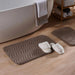 Basin 2-Piece Set Bathmat 50X80Cm And 40X60Cm - Brown Pan Home