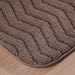 Basin 2-Piece Set Bathmat 50X80Cm And 40X60Cm - Brown Pan Home