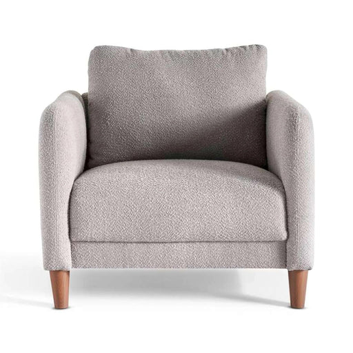 Batleno Single  Seater Sofa - Dark Brown Pan Home