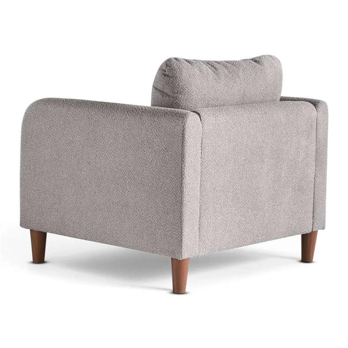 Batleno Single  Seater Sofa - Dark Brown