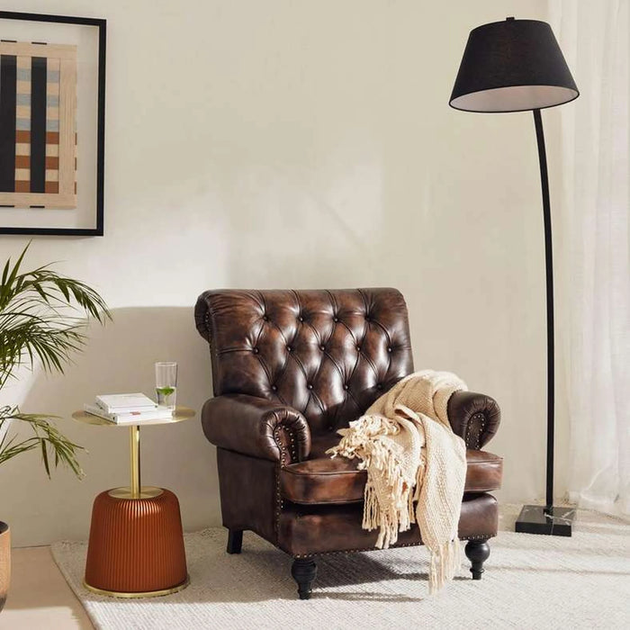 Beamer E-27 Arc Floor Lamp 135X40X180Cm - Black