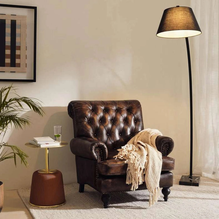 Beamer E-27 Arc Floor Lamp 135X40X180Cm - Black