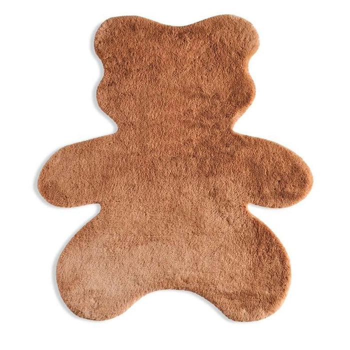 Bear Faux Fur Rug 98X120Cm - Brown Pan Home