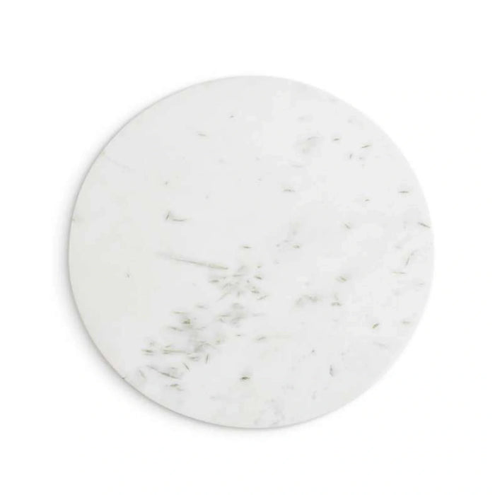 Beaton New End Table Marble - White Gold ~ White