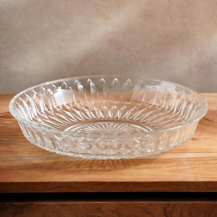 Beca Serving Platter Dia29.2Cm - Clear