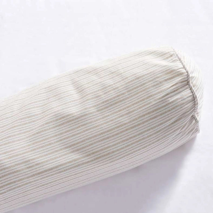 Beige Stripes 7-Piece Comforter Biab Set 233Cm X 243Cm - Beige