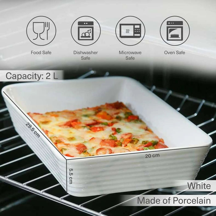Bekvam Baking Dish White 2L Pan Home
