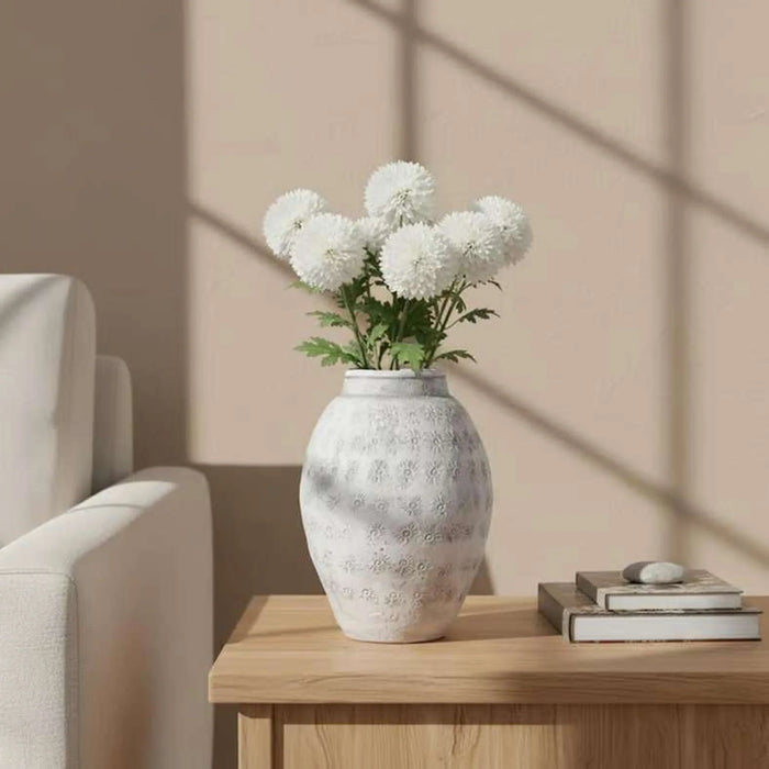 Belda Cement Vase 21X21X30Cm - Grey