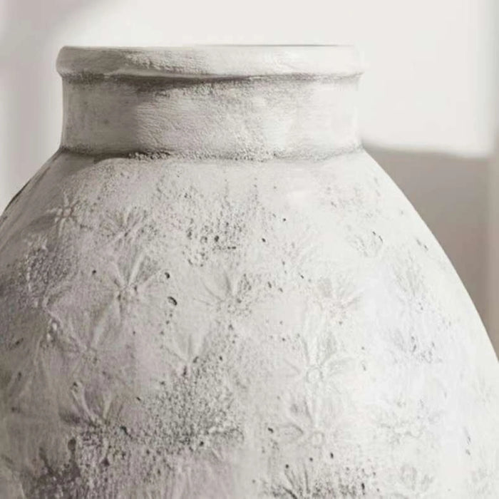 Belda Cement Vase 25X25X38Cm - Grey