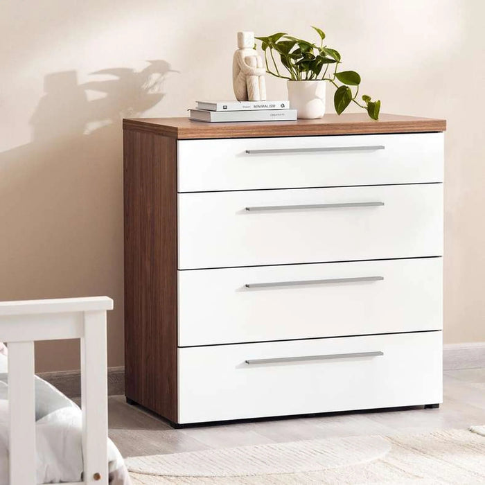 Belfast Chest Of 4 Drawer - Walnut