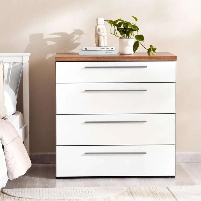Belfast Chest Of 4 Drawer - Walnut