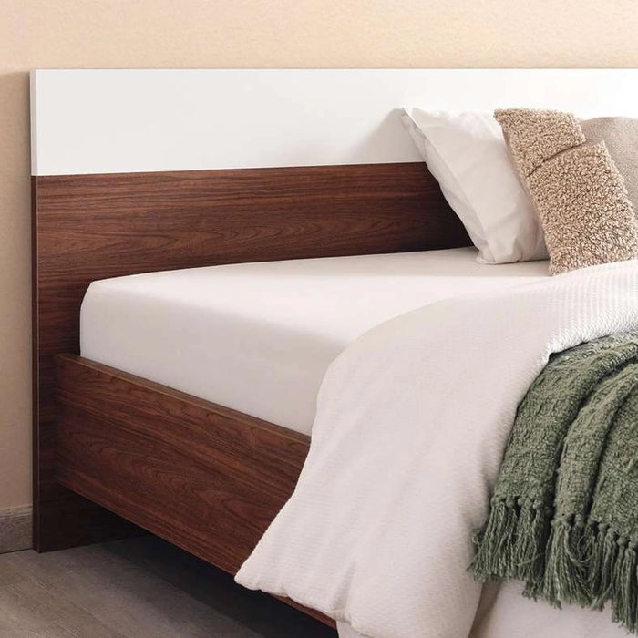 Belfast Single Bed 120X200 Cm - Walnut