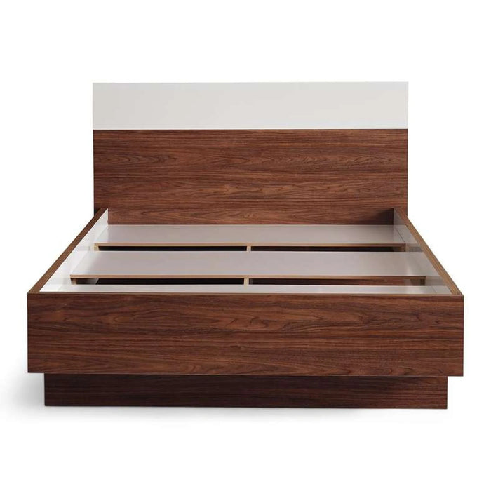 Belfast Single Bed 120X200 Cm - Walnut